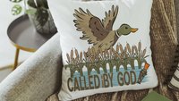Called by God decorative pillows for bed, Christian gifts for men brothers in Christ, duck throw pillows for couch, Christian kitchen towel