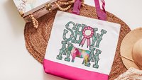 show mom cow tote bags for women, country girl gifts, farmers market bag, cow farmer Xmas gifts for farmers, Hereford cow gifts for cow