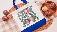 show mom cow tote bags for women, country girl gifts, farmers market bag, cow farmer Xmas gifts for farmers, Hereford cow gifts for cow