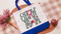 show mom goat tote bags for women, Boer goat farmers market bag, Kiko goat gifts for Mom, Oberhasli goat Christmas gifts for ladies, Alpine