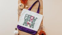 show mom sheep tote bags for women, raising sheep farmers market bag, Dorset sheep gifts for her, Hampshire sheep Christmas gifts for ladies