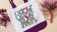 show mom chicken tote bags for women, raising chickens country girl gifts, farmers market bag for chicken mom, chicken Christmas gifts for