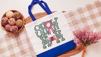 show mom goat tote bags for women, Boer goat farmers market bag, Kiko goat gifts for Mom, Oberhasli goat Christmas gifts for ladies, Alpine