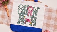 show mom goat tote bags for women, Boer goat farmers market bag, Kiko goat gifts for Mom, Oberhasli goat Christmas gifts for ladies, Alpine