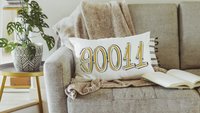 custom zip code pillow lumbar decorative bed pillow cover cute dorm pillows for girls, moving gift for daughter, purple school spirit decor