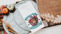 cowgirl Valentines hand towels for besties, cute cow gifts for cow lovers, funny kitchen towels for couples, Howdy Valentines day gifts for