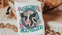 funny cow kitchen towels for gifts, cowgirl hand towel for guest bathroom, whimsical home decor gift for her, cute cow gifts for cow lovers