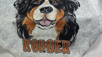 personalized bernese mountain dog blanket for dog lovers, berner mom dog mom gifts for women, bernese mountain dog gifts for her, cozy throw