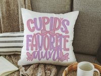 Personalized Cupid’s Favorite Valentine Throw Pillow, 18x18