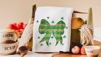 St Patricks day coquette bow throw pillows