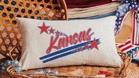 custom Texas pillow for couch, best gifts for her, long pillows for full beds, patriotic decor for home, Texas gifts for women, Texas dorm