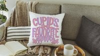 cupids favorite gymnast throw pillows for bed light pink decorative pillows, gymnastics gifts for girls, Valentines day best selling gifts
