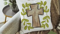 the heavens are roaring lion throw pillows for kids, John 3:16 Bible verse decorative pillows for couch, scripture nursery decor, Christian