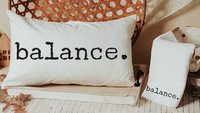 custom word of the year purpose lumbar throw pillows for couch, mantra quote decorative pillows for bed, motivational gifts for badass women
