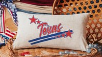 custom Texas pillow for couch, best gifts for her, long pillows for full beds, patriotic decor for home, Texas gifts for women, Texas dorm