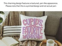 Personalized Cupid’s Favorite Valentine Throw Pillow, 18x18