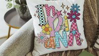 cute Indiana throw pillows for couch colorful accent pillows for dorm room, real estate agent gifts, realtor office decor, Indiana girl gift