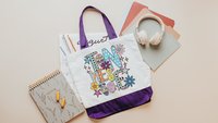 Nashville Tennessee girls trip tote bag for school, Tennessee gifts for her, cute checkered realtor tote bag real estate agent gift, rainbow