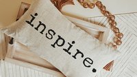 custom word of the year purpose lumbar throw pillows for couch, mantra quote decorative pillows for bed, motivational gifts for badass women