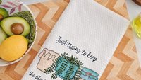 funny sourdough quotes baking kitchen towels for bridal shower, keeps plants alive plant mom gifts, sourdough kitchen decor, bread baker