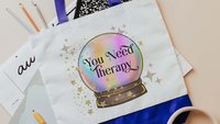 custom quote makeup bag for purse, crystal ball besties gift, nope funny wristlet for women, snarky gifts for friends, Easter basket stuffer