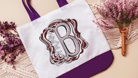 personalized initial tote bag for bridesmaids, carolina blue school spirit accessories, custom name tote bag for girls, best gifts for her