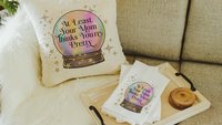 custom quote funny hand towels for bathroom, at least your mom thinks you're pretty crystal ball decor, sassy gift for best friends, snarky