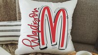 personalized name throw pillow cute pillows for girls, yellow dorm decor for college girls, 2026 high school graduation gifts for her, teen