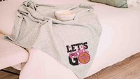 personalized team number basketball blanket with name, 2026 high school graduation gifts for girls, 2026 senior night basketball gifts for