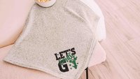 personalized lets go cheer blanket for girls with name, 2026 high school graduation gifts for teammates, 2026 senior night cheer gifts for