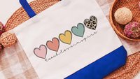 Teach love inspire teacher tote bag