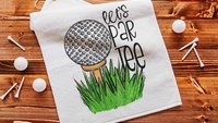 lets par tee funny golf towel with grommet, golf bag towel for women, golf gifts for her, lady golfer ball towel, golf birthday gifts for