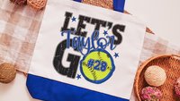 personalized softball tote bags for high school, school spirit tote bag with name, softball wristlet for girls, softball gifts for player