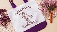 19th hole social club golf tote bag for cart, golf Mothers Day gift for golfers, golf mom era golf wristlet for women, sassy golf gifts for