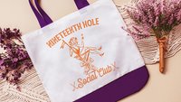 19th hole social club golf tote bag for cart, golf Mothers Day gift for golfers, golf mom era golf wristlet for women, sassy golf gifts for