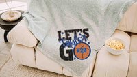 personalized team number basketball blanket with name, 2026 high school graduation gifts for girls, 2026 senior night basketball gifts for