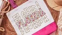 floral Texas tote bag for her, moving to Texas gifts for women, Texas wildflower tote bag for coworker, Texas realtor gifts for real estate