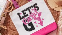 personalized cheerleading tote bag for girls, cheer wristlet with name, high school graduation gifts for daughter, 2026 cheer senior gifts