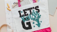 personalized cheerleading tote bag for girls, cheer wristlet with name, high school graduation gifts for daughter, 2026 cheer senior gifts