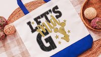 personalized cheerleading tote bag for girls, cheer wristlet with name, high school graduation gifts for daughter, 2026 cheer senior gifts