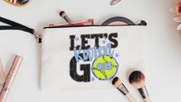 personalized softball tote bags for high school, school spirit tote bag with name, softball wristlet for girls, softball gifts for player