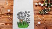 funny golf towel with grommet, golf now wine later golf bag towel for women, cute golf gifts for her, wine gifts for friends, ball towel