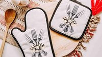 Cluster fork funny table runner 