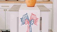 American flag coquette placemats