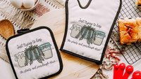 Sourdough pot holder & oven mitts