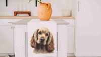 Cocker spaniel dog table runner