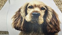 Cocker spaniel dog table runner