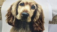 Cocker spaniel dog table runner