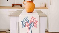 American flag table runner