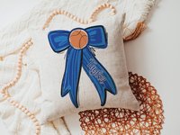 CapableByDesign personalized basketball throw pillow